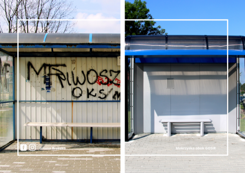 Wymiana wiat przystankowych