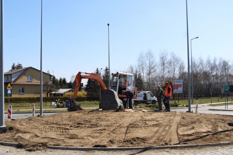 Upiększamy rondo w Brzesku