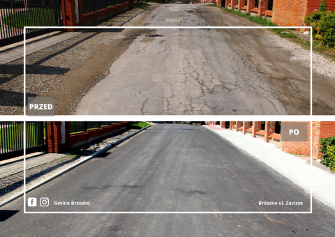 Przebudowana ulica Zacisze