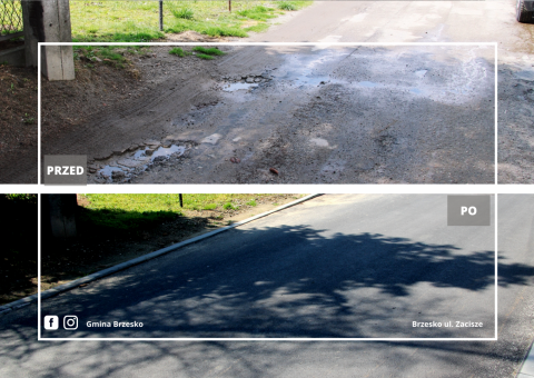 Przebudowana ulica Zacisze