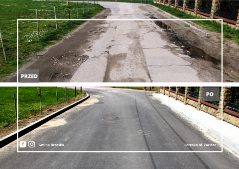 Przebudowana ulica Zacisze