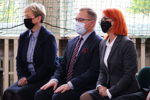 Ślubowanie pierwszoklasistów w ZS-P Brzesko