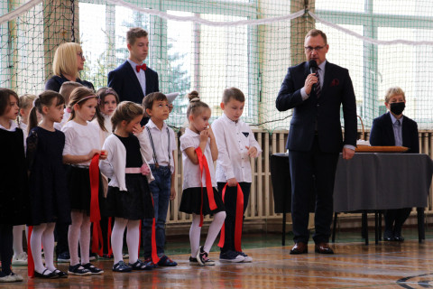 Ślubowanie pierwszoklasistów w ZS-P Brzesko