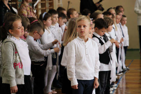 Ślubowanie pierwszoklasistów w ZS-P Brzesko
