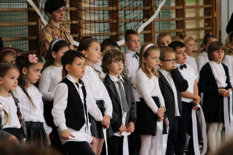 Ślubowanie pierwszoklasistów w ZS-P Brzesko