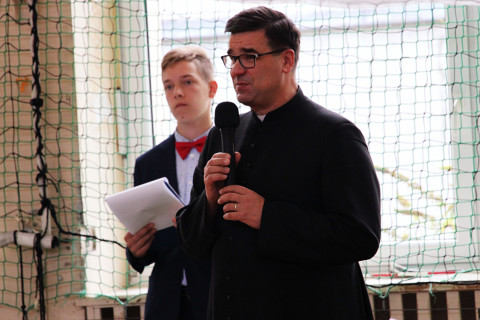 Ślubowanie pierwszoklasistów w ZS-P Brzesko