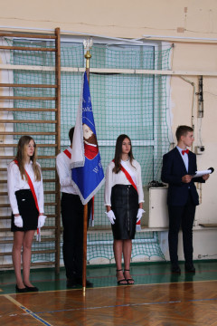 Ślubowanie pierwszoklasistów w ZS-P Brzesko