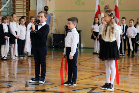 Ślubowanie pierwszoklasistów w ZS-P Brzesko
