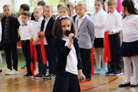 Ślubowanie pierwszoklasistów w ZS-P Brzesko