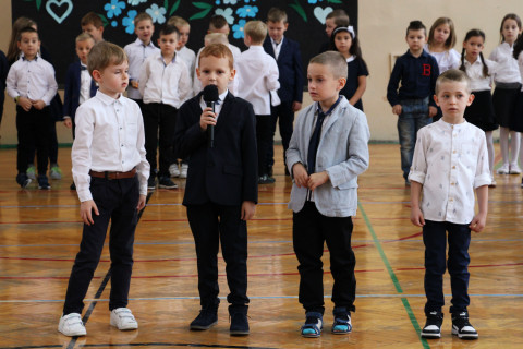 Ślubowanie pierwszoklasistów w ZS-P Brzesko