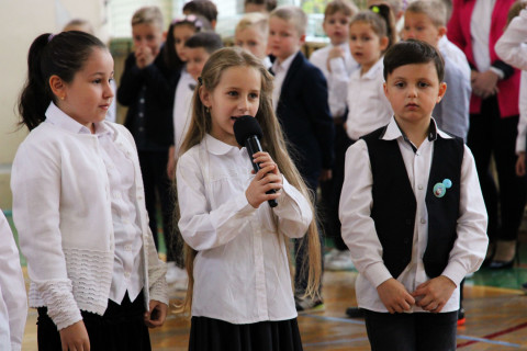 Ślubowanie pierwszoklasistów w ZS-P Brzesko