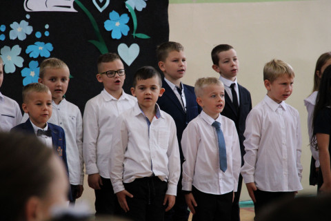 Ślubowanie pierwszoklasistów w ZS-P Brzesko