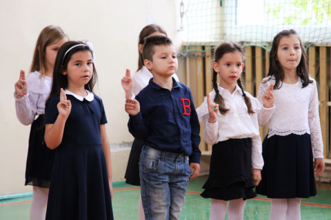 Ślubowanie pierwszoklasistów w ZS-P Brzesko