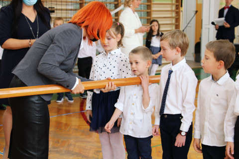 Ślubowanie pierwszoklasistów w ZS-P Brzesko