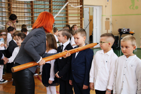 Ślubowanie pierwszoklasistów w ZS-P Brzesko