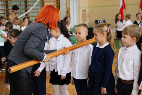 Ślubowanie pierwszoklasistów w ZS-P Brzesko