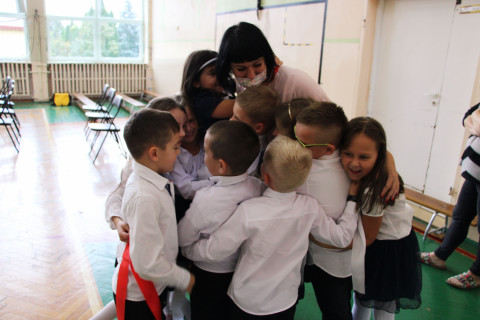 Ślubowanie pierwszoklasistów w ZS-P Brzesko