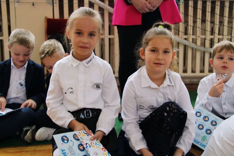 Ślubowanie pierwszoklasistów w ZS-P Brzesko