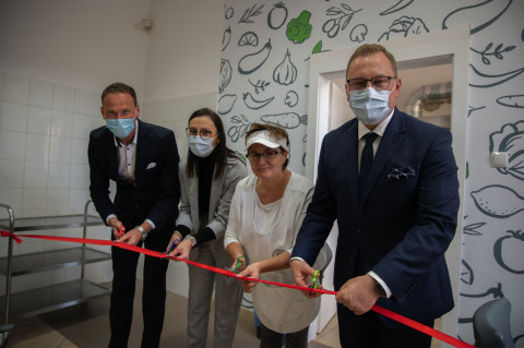 Przebudowa stołówki w Buczu