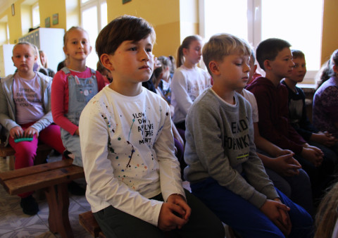 Ślubowanie pierwszaków w Buczu