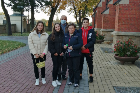 Odblaskowe akcje w Mokrzyskach