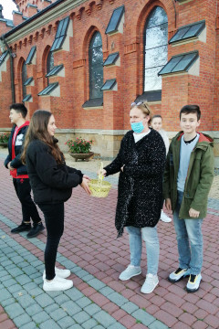 Odblaskowe akcje w Mokrzyskach