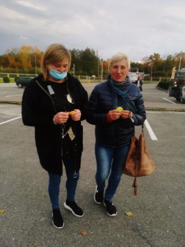 Odblaskowe akcje w Mokrzyskach