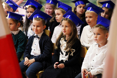 Ślubowanie pierwszaków w Szczepanowie