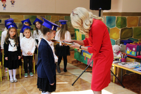 Ślubowanie pierwszaków w Szczepanowie