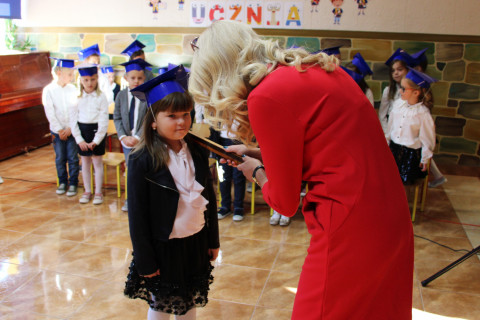 Ślubowanie pierwszaków w Szczepanowie