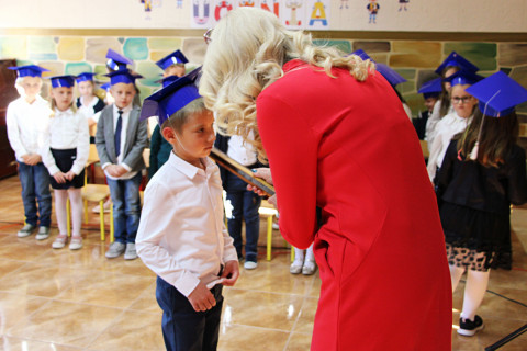 Ślubowanie pierwszaków w Szczepanowie