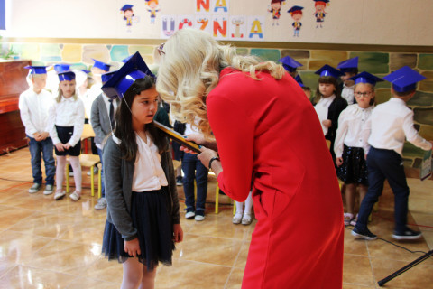 Ślubowanie pierwszaków w Szczepanowie