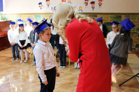 Ślubowanie pierwszaków w Szczepanowie