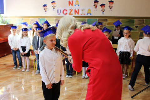 Ślubowanie pierwszaków w Szczepanowie