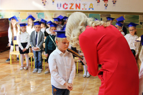 Ślubowanie pierwszaków w Szczepanowie