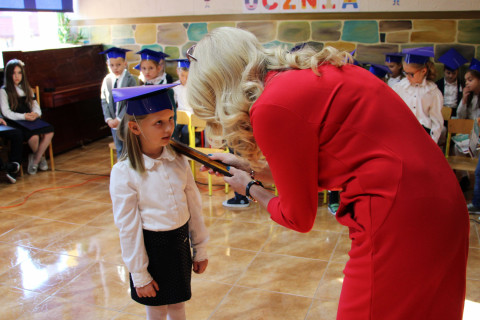 Ślubowanie pierwszaków w Szczepanowie