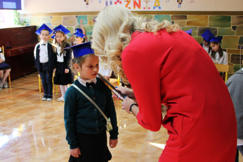 Ślubowanie pierwszaków w Szczepanowie