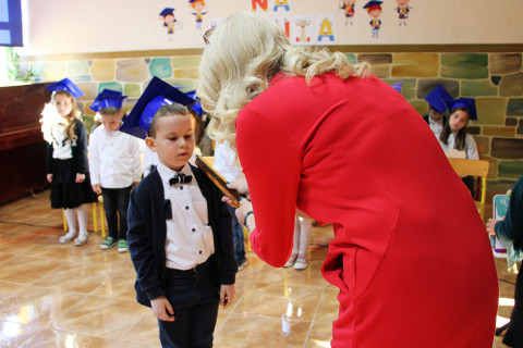 Ślubowanie pierwszaków w Szczepanowie