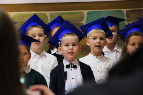 Ślubowanie pierwszaków w Szczepanowie