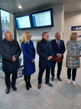 Otwarcie dworca w Sterkowcu