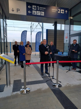 Otwarcie dworca w Sterkowcu