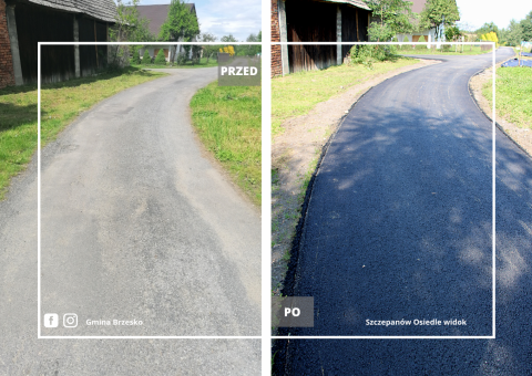 Nowe nawierzchnie w Buczu i Szczepanowie