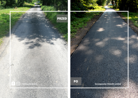 Nowe nawierzchnie w Buczu i Szczepanowie