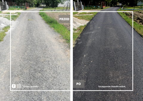 Nowe nawierzchnie w Buczu i Szczepanowie