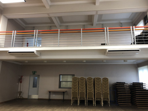 Klimatyzacja na sali Domu Ludowego w Jadownikach