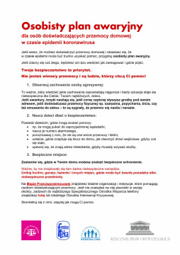 Doświadczasz przemocy domowej albo szukasz pomocy dla znajomej osoby?