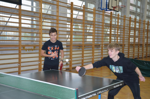 Pingpongowe zmagania szkół