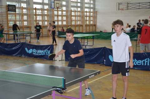 Pingpongowe zmagania szkół