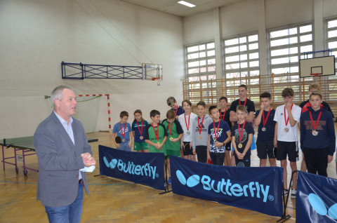 Pingpongowe zmagania szkół