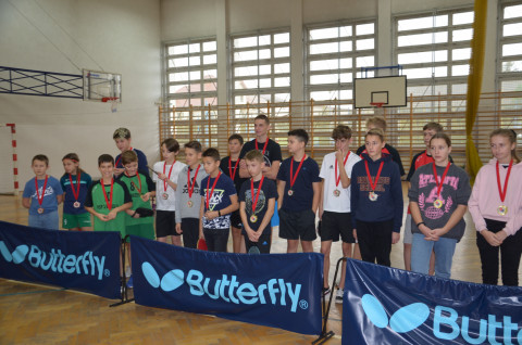 Pingpongowe zmagania szkół